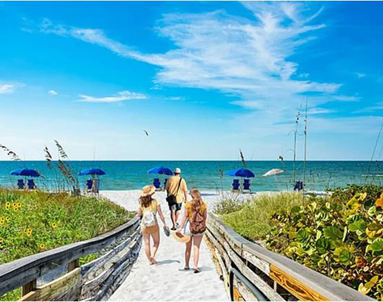 Beach club access for CitySide Apartments residents in Sarasota