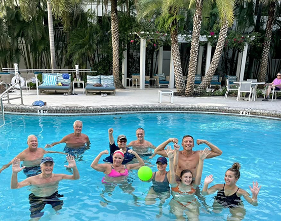 Resort-style pool at CitySide Apartments Sarasota
