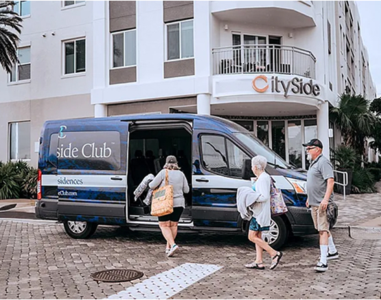 Resident transportation service at CitySide Apartments Sarasota
