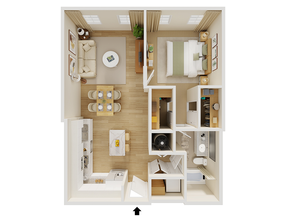 Parrot floor plan