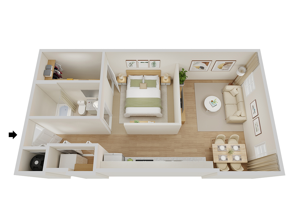 Plover Floorplan 3D