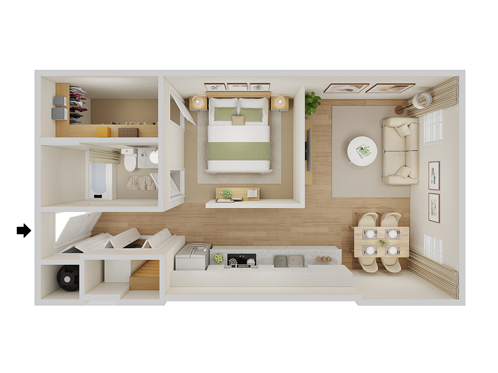 Plover Floorplan 3D