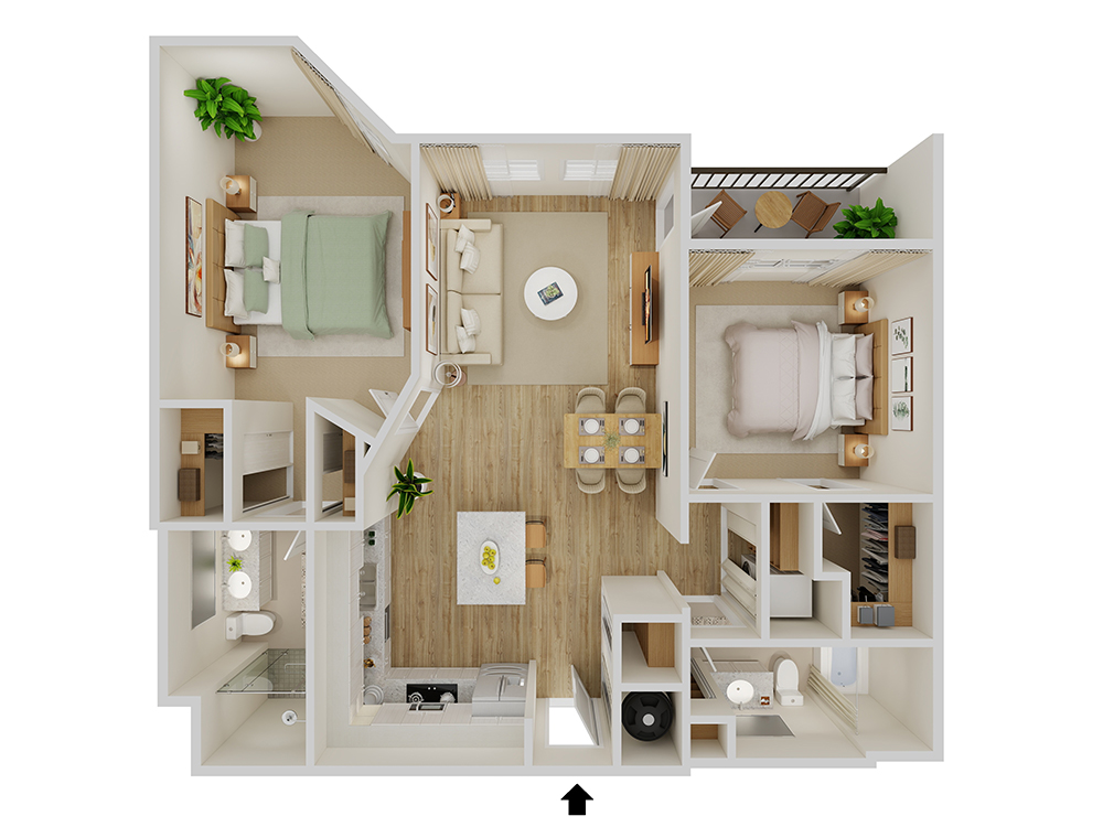 Crane floor plan