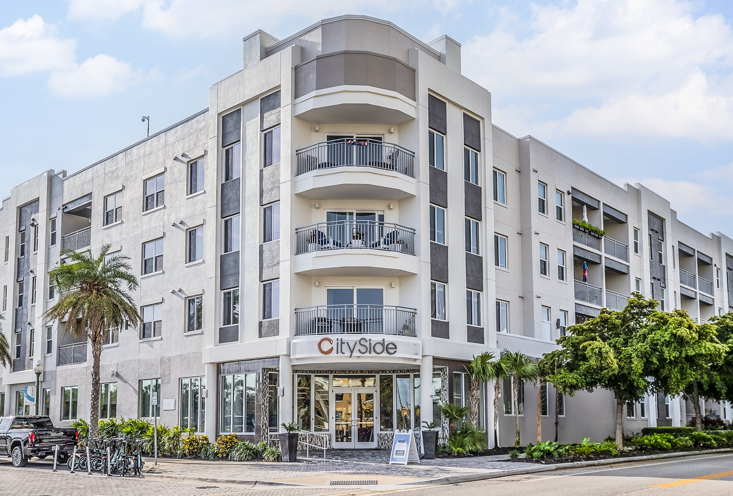CitySide Apartments building exterior near downtown Sarasota, FL