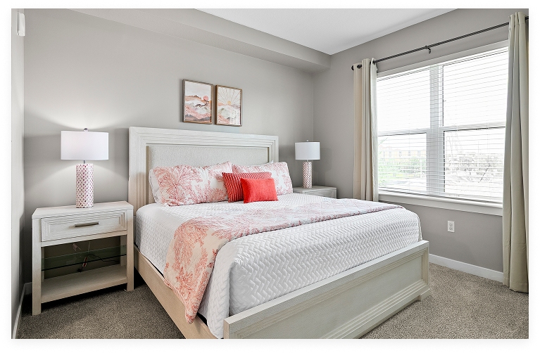 1-bedroom apartment layout at CitySide Apartments Sarasota